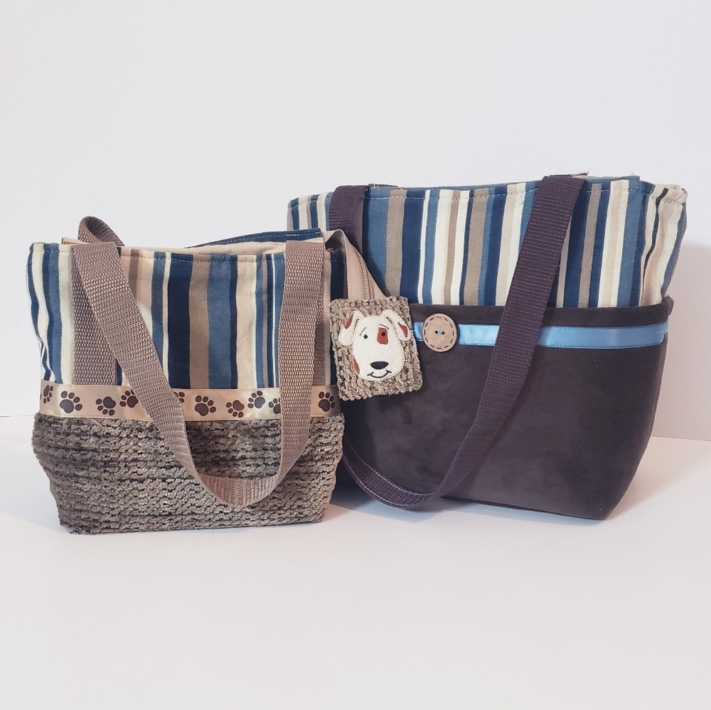 Jack Russell Terrior Double Bag Totes